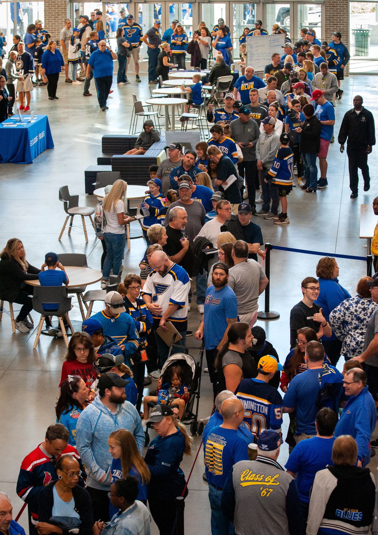 St. Louis Blues host first open practice of 2019-20 season